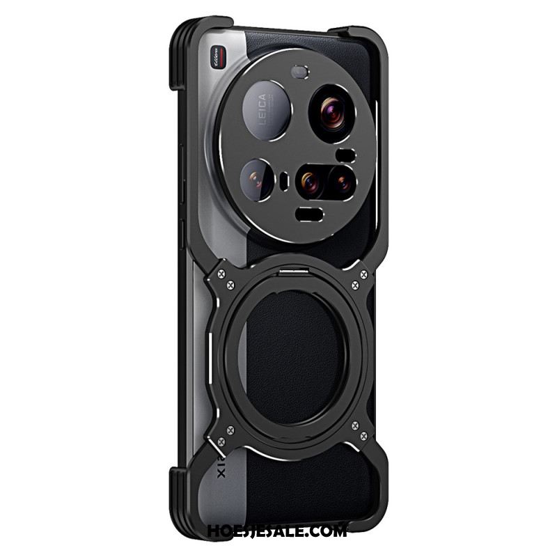 Hoesje Xiaomi 15 Ultra Magnetische Standaard En Bumper Bescherming Hoesje