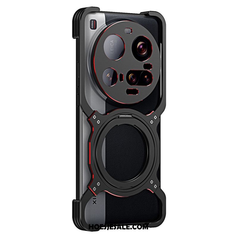 Hoesje Xiaomi 15 Ultra Magnetische Standaard En Bumper Bescherming Hoesje