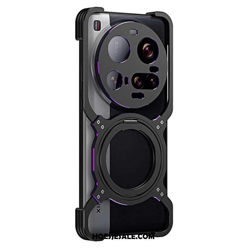 Hoesje Xiaomi 15 Ultra Magnetische Standaard En Bumper Bescherming Hoesje