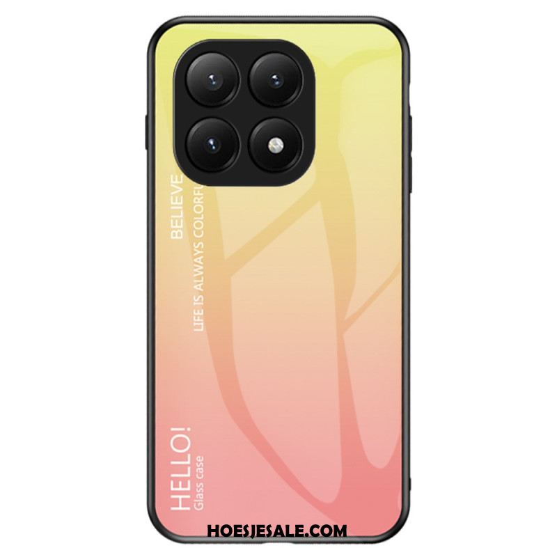 Hoesje Xiaomi 15t Gehard Glas Hallo Bescherming Hoesje