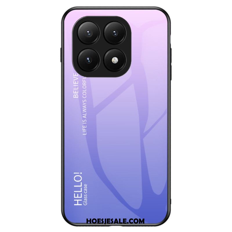 Hoesje Xiaomi 15t Gehard Glas Hallo Bescherming Hoesje