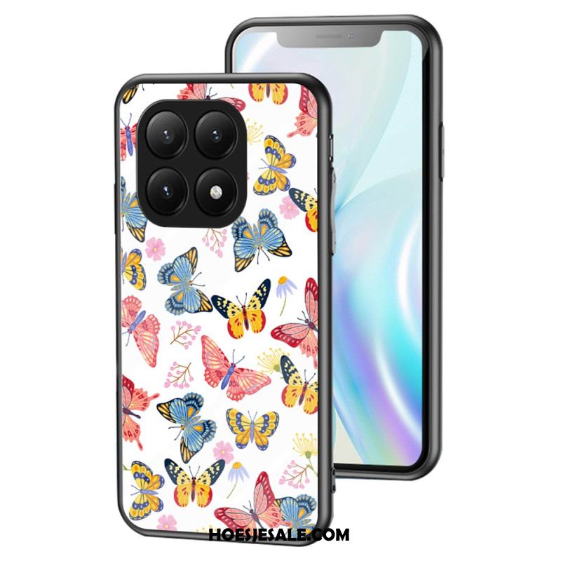 Hoesje Xiaomi 15t Gehard Glas Vlinders