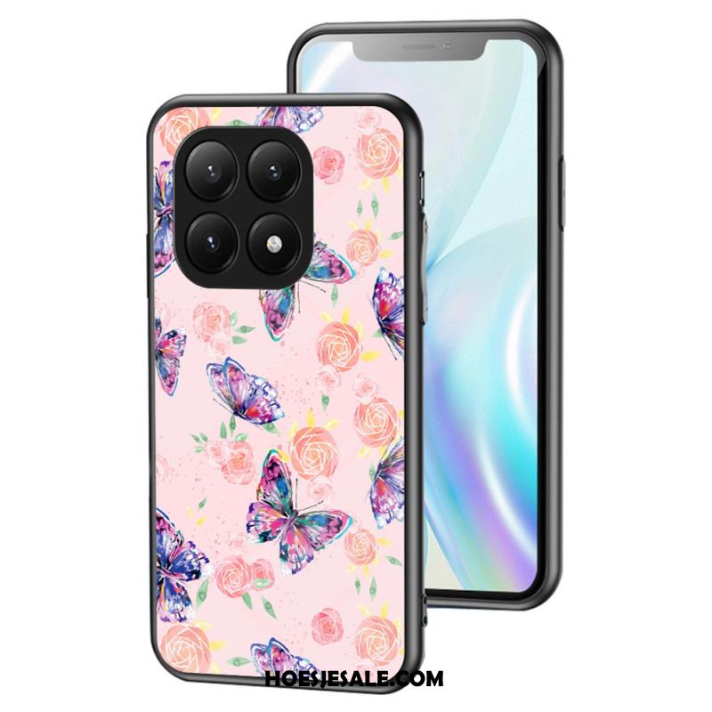 Hoesje Xiaomi 15t Gehard Glas Vlinders