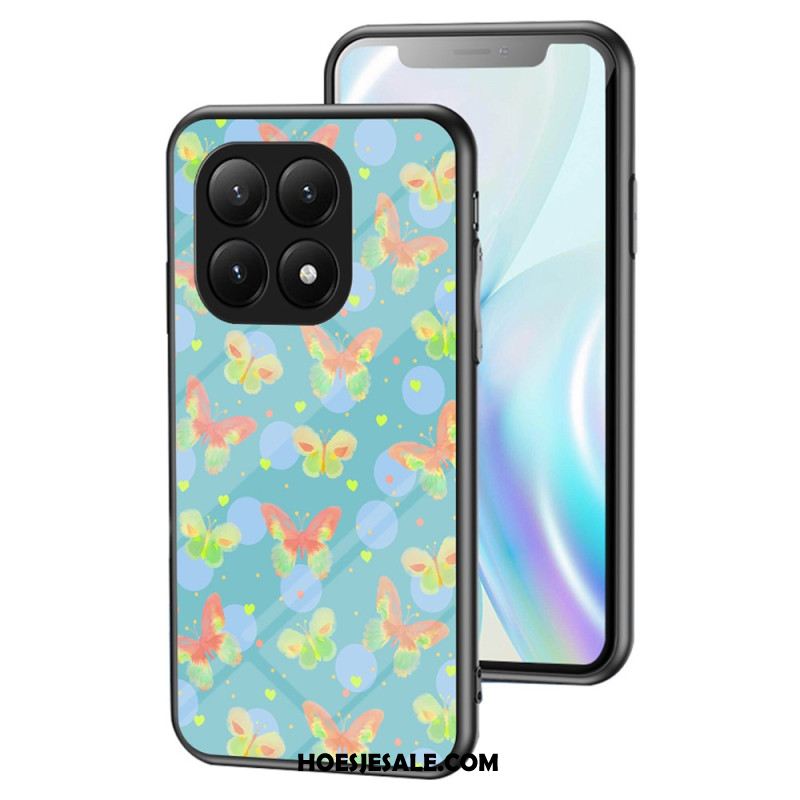 Hoesje Xiaomi 15t Gehard Glas Vlinders