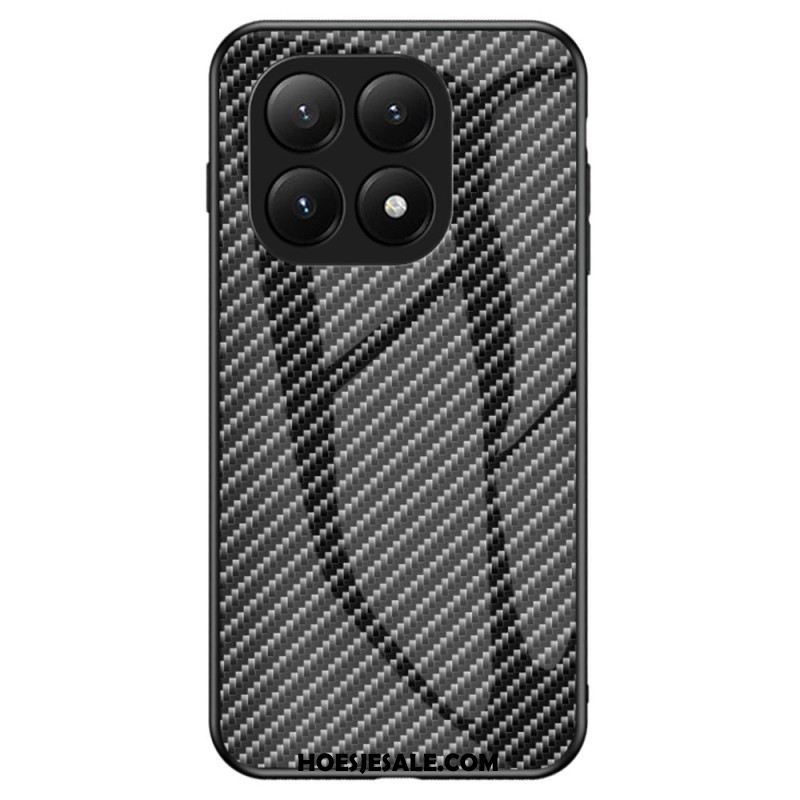 Hoesje Xiaomi 15t Pro Gehard Glas Met Koolstofvezel