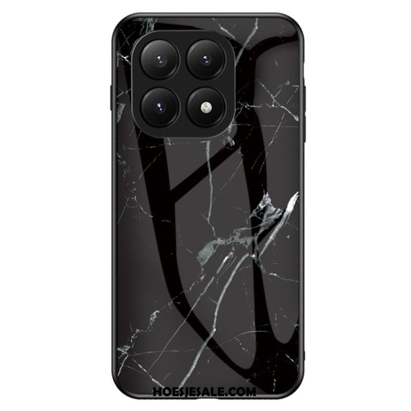 Hoesje Xiaomi 15t Pro Gehard Glas Met Marmerlook Bescherming Hoesje