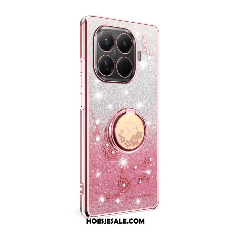 Hoesje Xiaomi 15t Pro Ringhouder Met Strass-steentjes Kadem