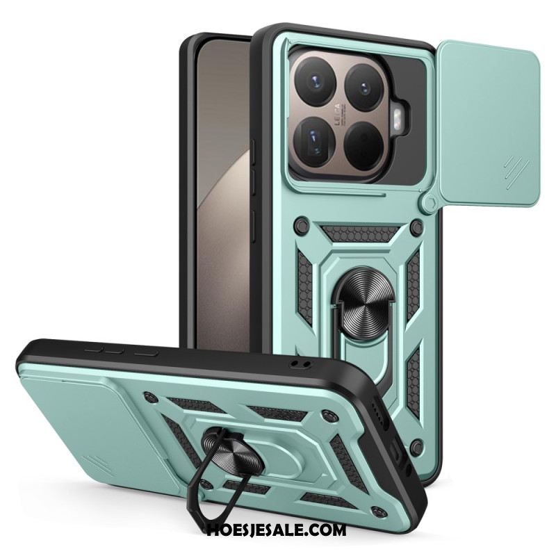 Hoesje Xiaomi 15t Pro Schuifbare Cameracover En Standaard