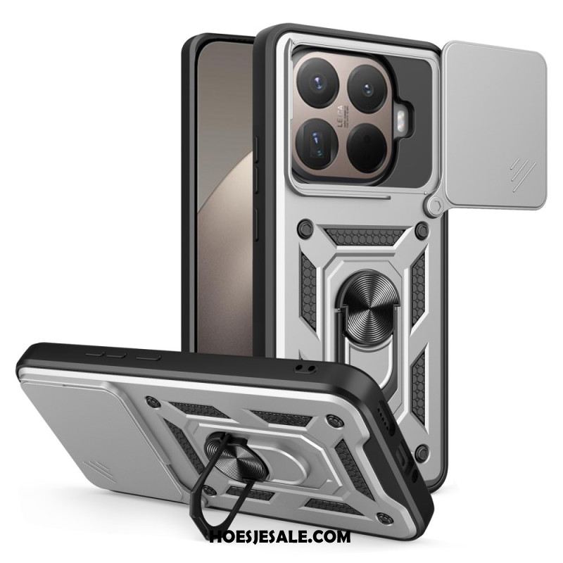 Hoesje Xiaomi 15t Pro Schuifbare Cameracover En Standaard