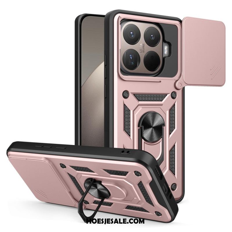 Hoesje Xiaomi 15t Pro Schuifbare Cameracover En Standaard