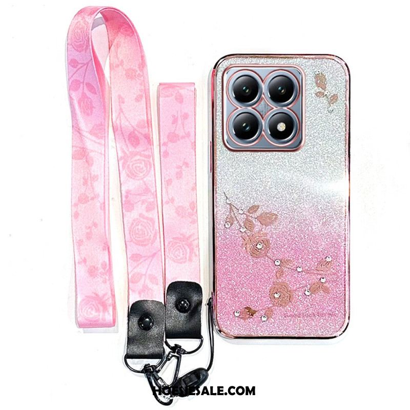 Hoesje Xiaomi 15t Strass Bandje Kadem Bescherming Hoesje