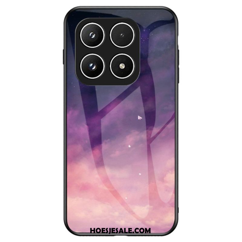 Hoesje Xiaomi 17 Gehard Glas Met Sterrenhemelmotief