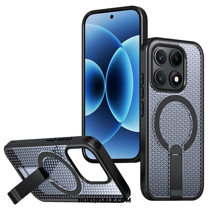 Hoesje Xiaomi 17 Magnetische Rasterstructuur Met Standaard Bescherming Hoesje