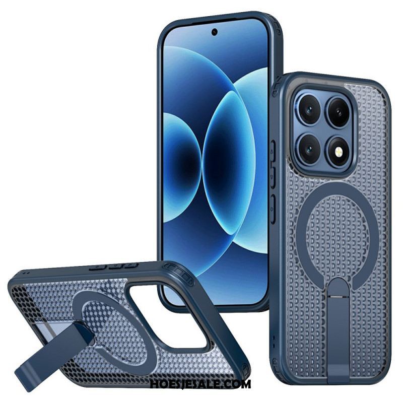 Hoesje Xiaomi 17 Magnetische Rasterstructuur Met Standaard Bescherming Hoesje