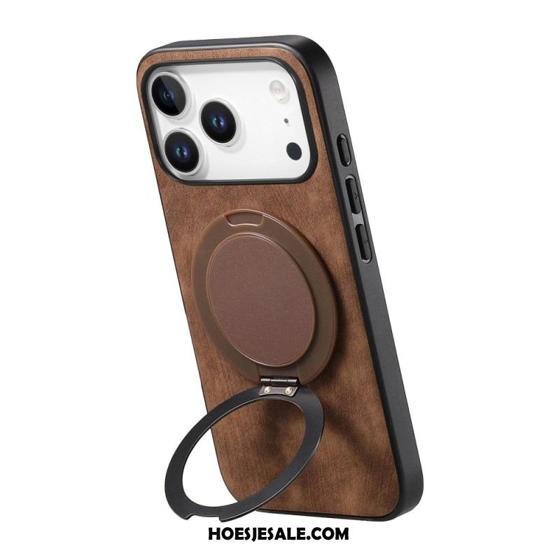 Hoesje Xiaomi 17 Pro Draaibare Standaard In Retro Design Bescherming Hoesje