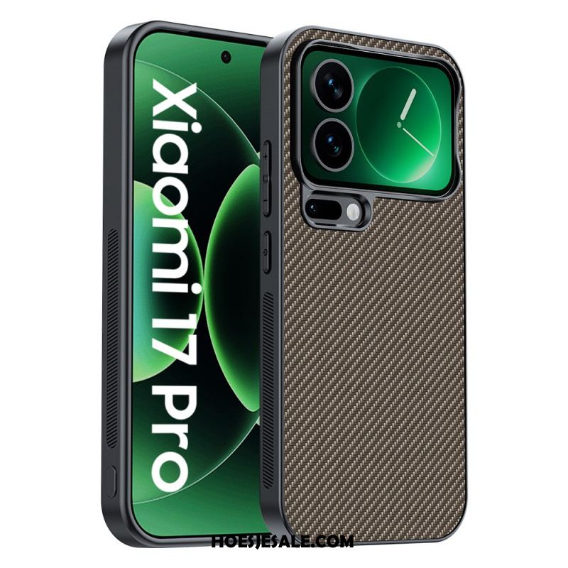 Hoesje Xiaomi 17 Pro Koolstofvezeltextuur
