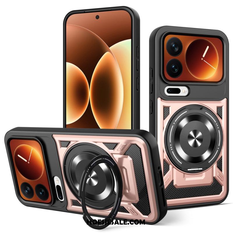 Hoesje Xiaomi 17 Pro Magnetische Sluiting Met Draaibare Standaard