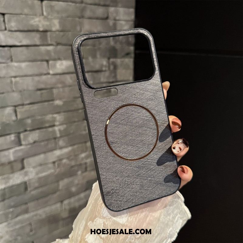 Hoesje Xiaomi 17 Pro Magnetische Zijdetextuur Bescherming Hoesje