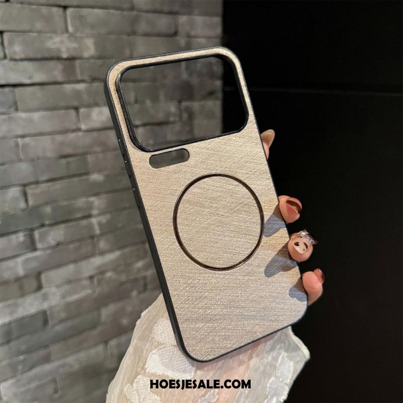 Hoesje Xiaomi 17 Pro Magnetische Zijdetextuur Bescherming Hoesje