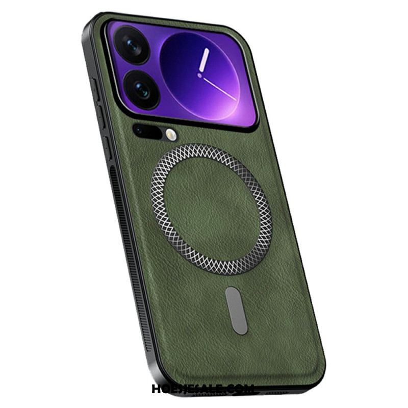 Hoesje Xiaomi 17 Pro Magsafe Leather Effect