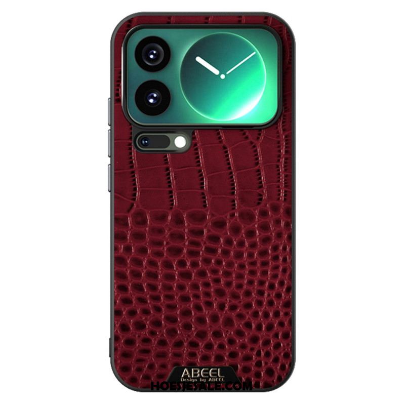 Hoesje Xiaomi 17 Pro Max Abeel Met Krokodillenprint Bescherming Hoesje