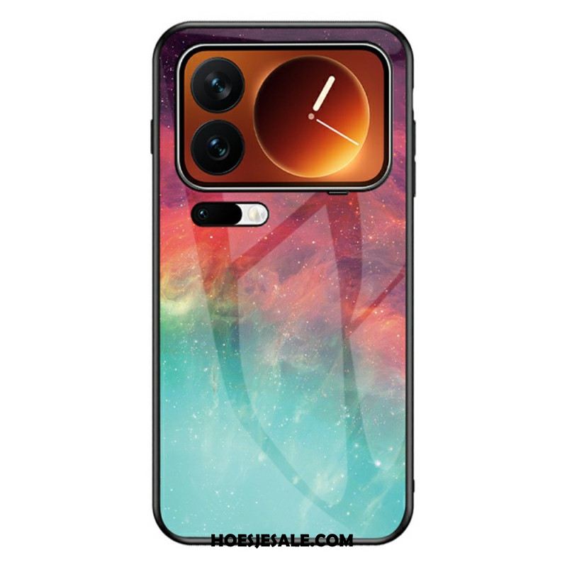 Hoesje Xiaomi 17 Pro Max Gehard Glas In Hemelsblauw