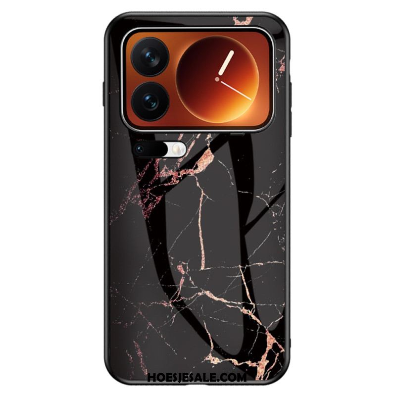 Hoesje Xiaomi 17 Pro Max Gehard Glas Met Marmerpatroon
