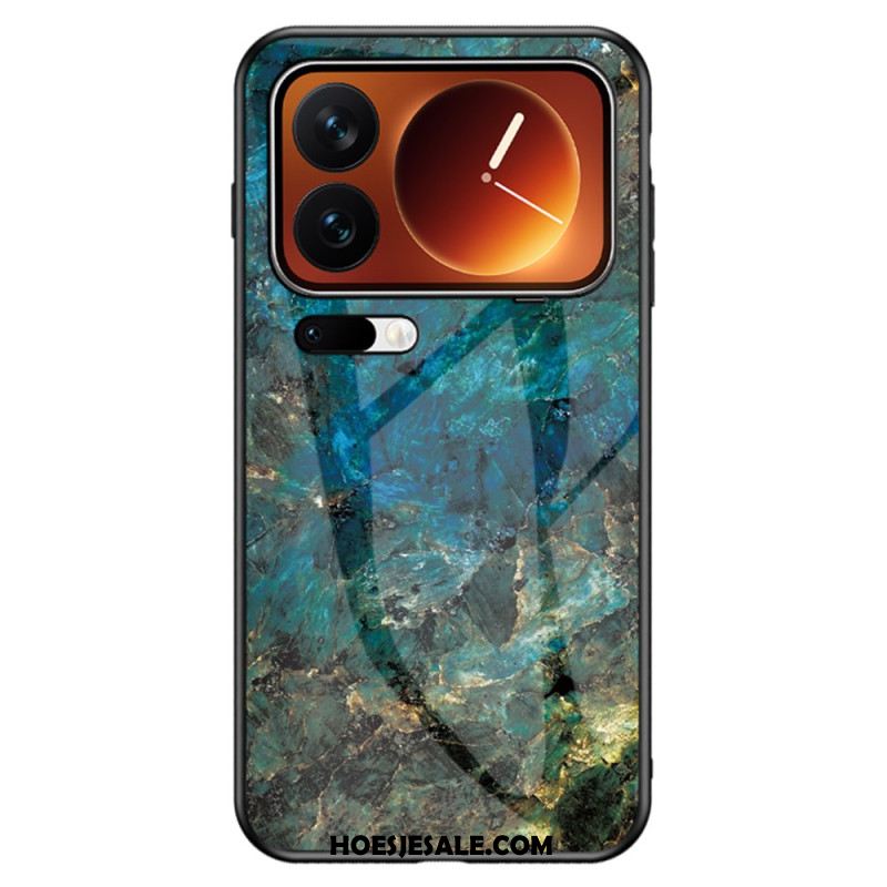 Hoesje Xiaomi 17 Pro Max Gehard Glas Met Marmerpatroon