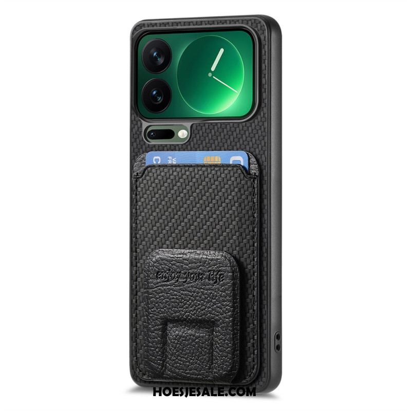 Hoesje Xiaomi 17 Pro Max Kaarthouder En Standaard Bescherming Hoesje