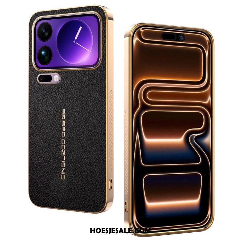 Hoesje Xiaomi 17 Pro Max Krasbestendige Lychee-textuur