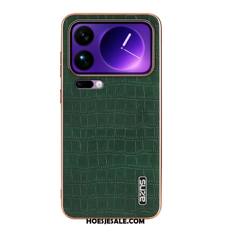 Hoesje Xiaomi 17 Pro Max Krokodil Textuur Azns
