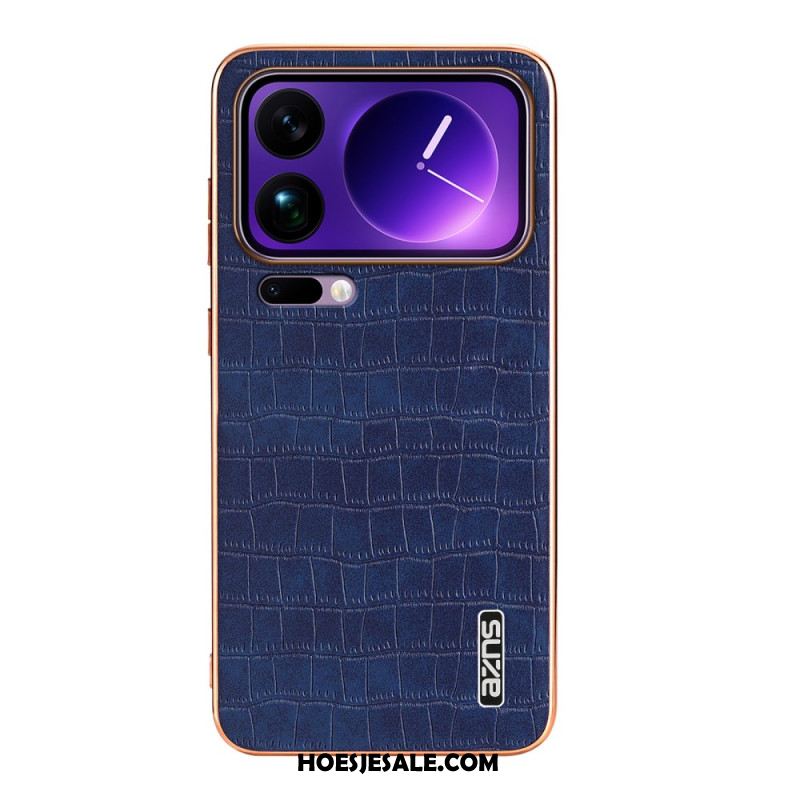 Hoesje Xiaomi 17 Pro Max Krokodil Textuur Azns