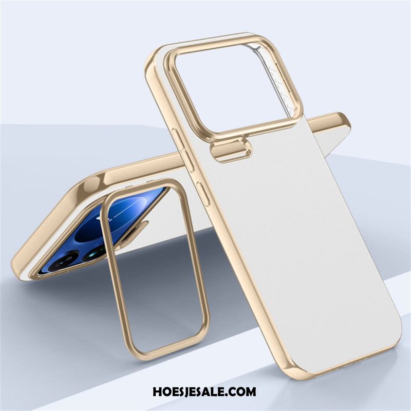 Hoesje Xiaomi 17 Pro Max Metalen Frame En Geïntegreerde Standaard