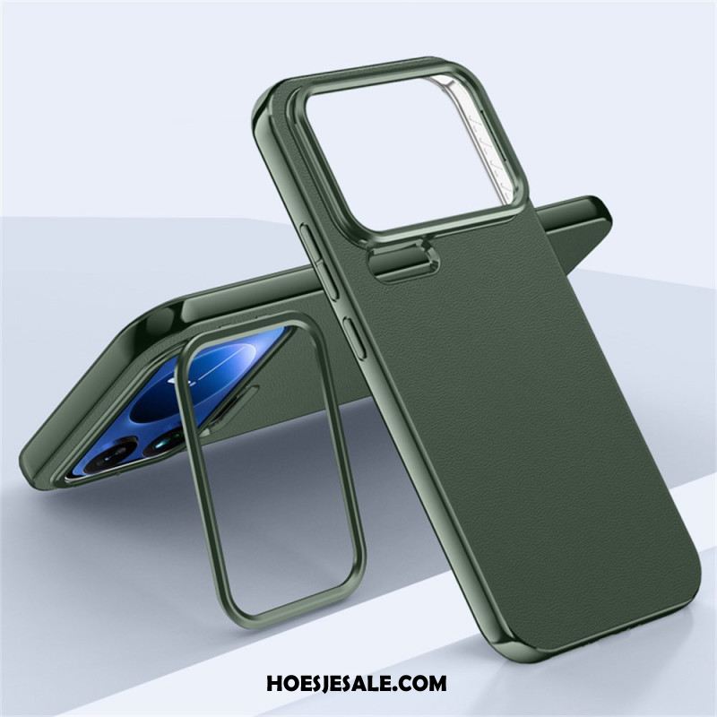 Hoesje Xiaomi 17 Pro Max Metalen Frame En Geïntegreerde Standaard