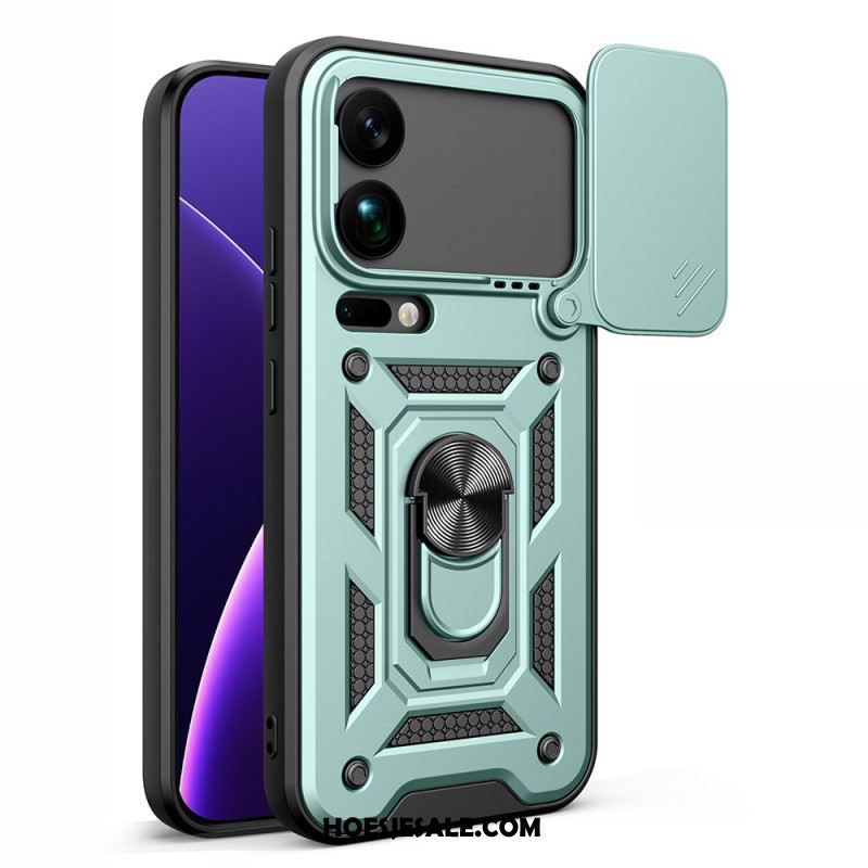 Hoesje Xiaomi 17 Pro Max Schuifbare Cameracover Standaard