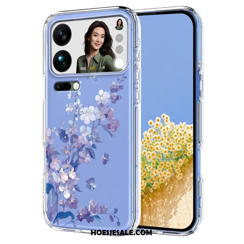 Hoesje Xiaomi 17 Pro Max Vlinders En Bloemen Bescherming Hoesje