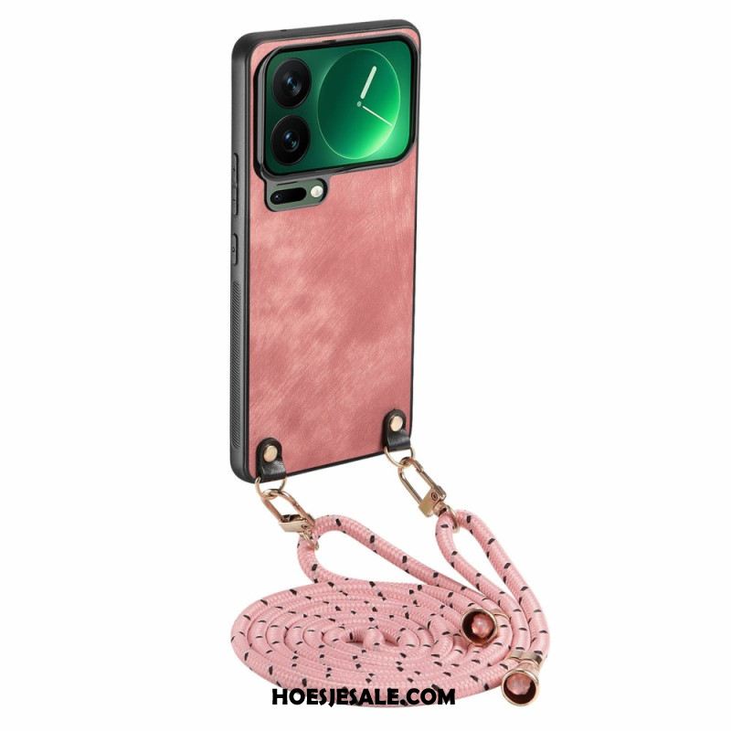 Hoesje Xiaomi 17 Pro Retro Kunstleer