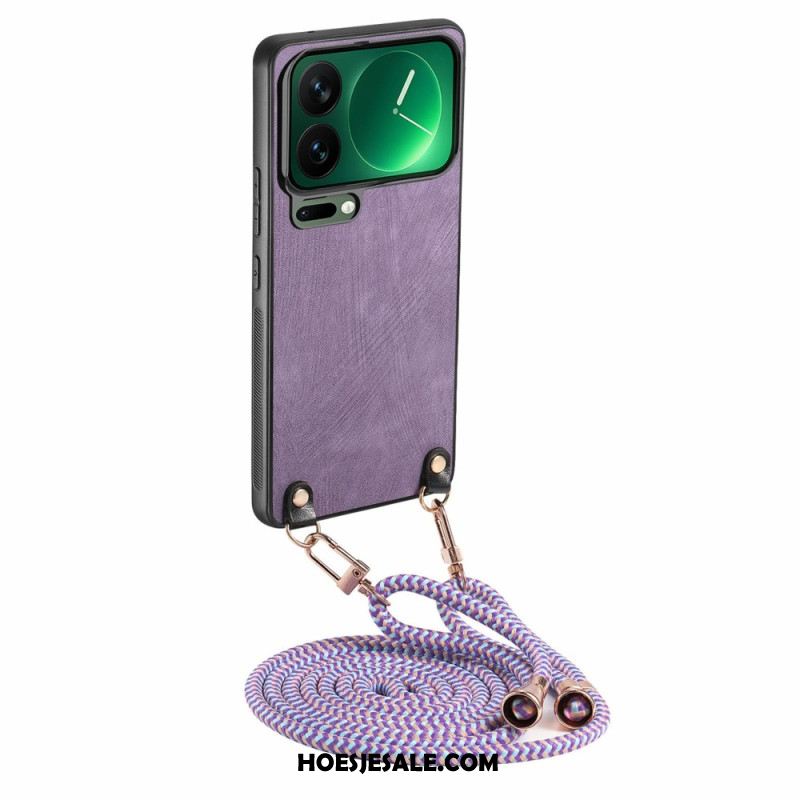 Hoesje Xiaomi 17 Pro Retro Kunstleer