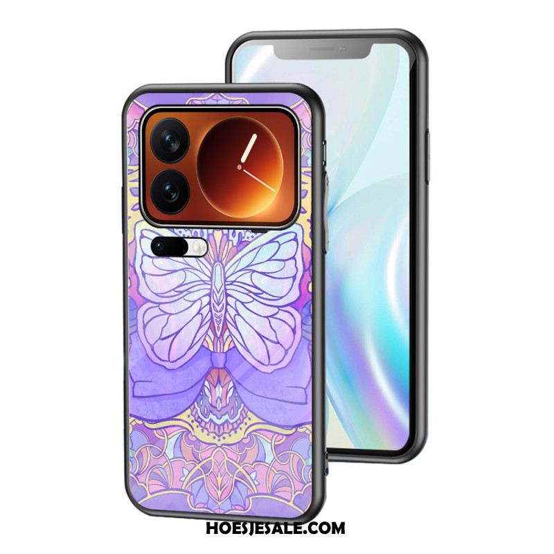 Hoesje Xiaomi 17 Pro Vlinder Van Gehard Glas