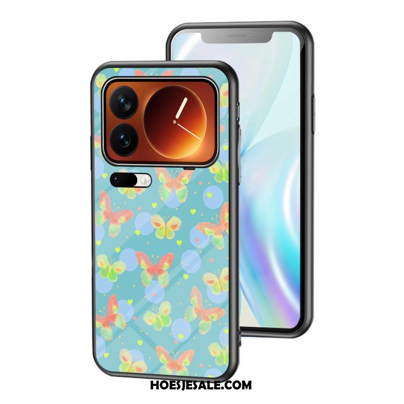 Hoesje Xiaomi 17 Pro Vlinder Van Gehard Glas