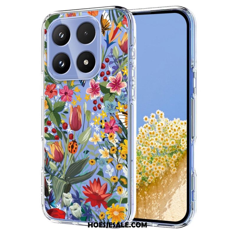 Hoesje Xiaomi 17 Vlinders En Bloemen Bescherming Hoesje