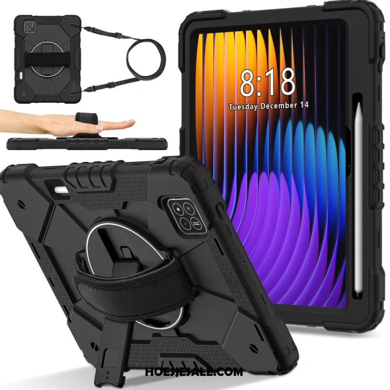 Hoesje Xiaomi Pad 7 / 7 Pro Volledige Bescherming Met Schouderband