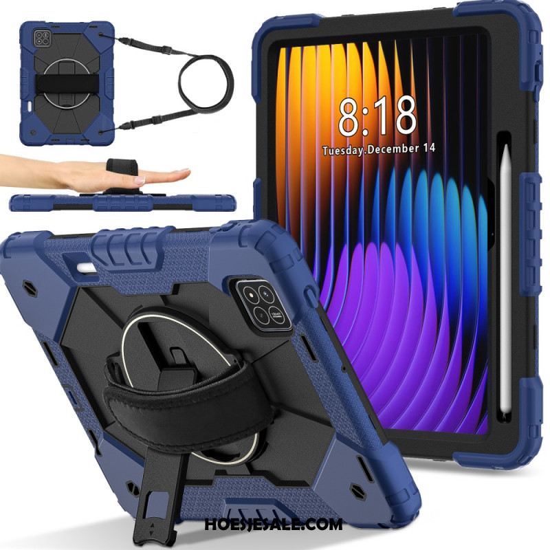 Hoesje Xiaomi Pad 7 / 7 Pro Volledige Bescherming Met Schouderband