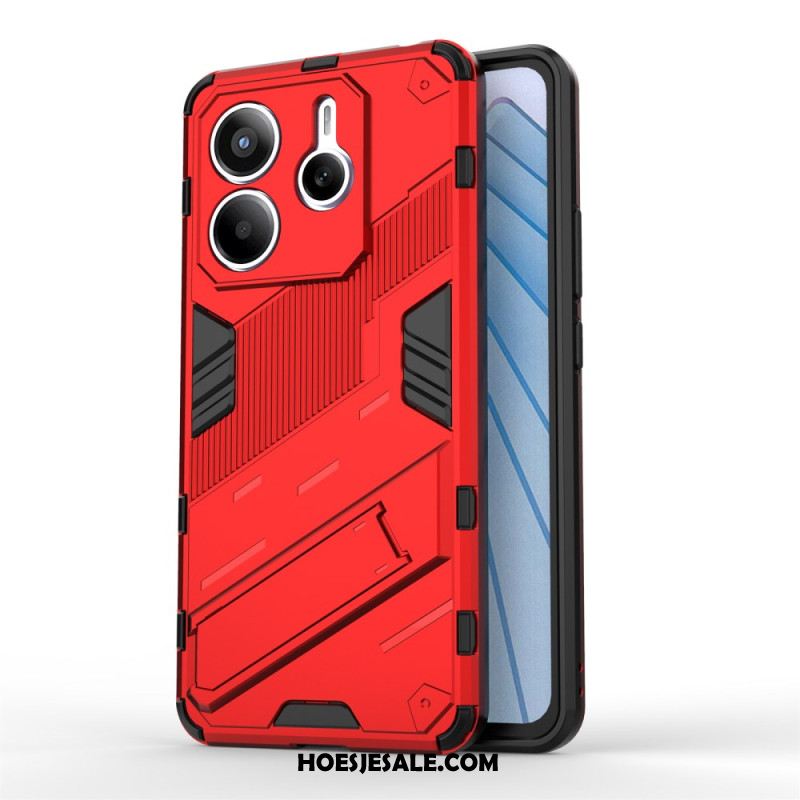 Hoesje Xiaomi Redmi Note 14 5g Afneembare Handsfree Standaard Met Twee Standen Bescherming Hoesje