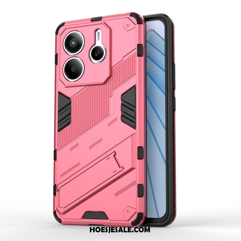 Hoesje Xiaomi Redmi Note 14 5g Afneembare Handsfree Standaard Met Twee Standen Bescherming Hoesje