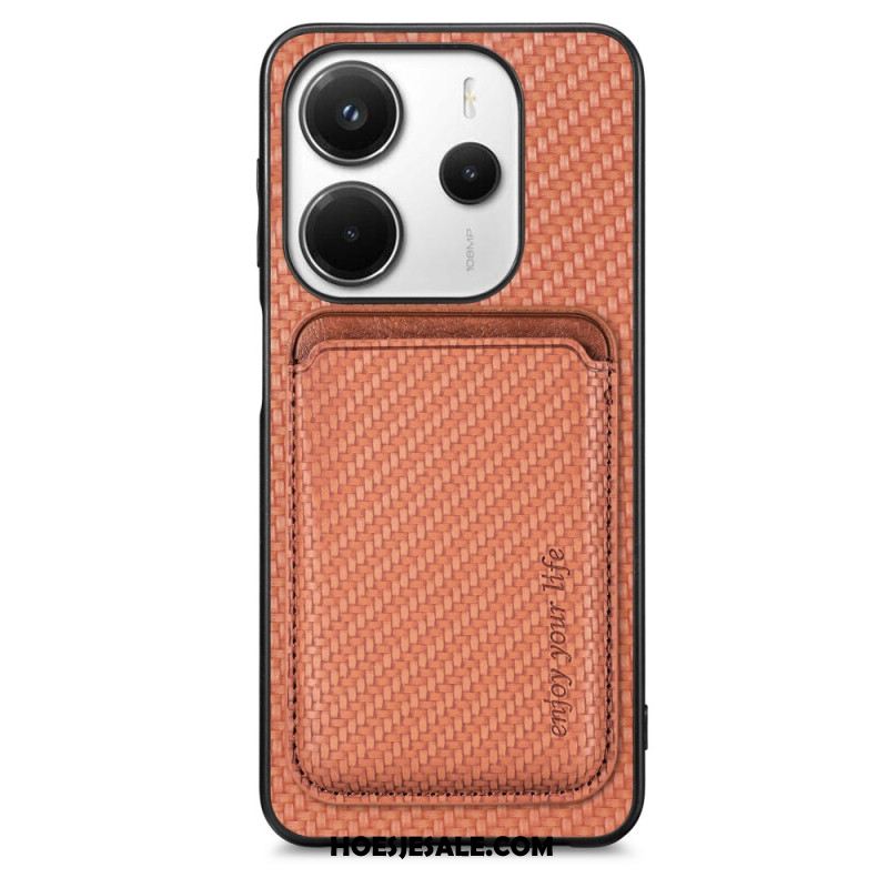 Hoesje Xiaomi Redmi Note 14 5g Afneembare Magnetische Kaarthouder