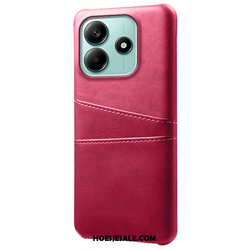 Hoesje Xiaomi Redmi Note 14 5g Kaarthouder Met Lederlook