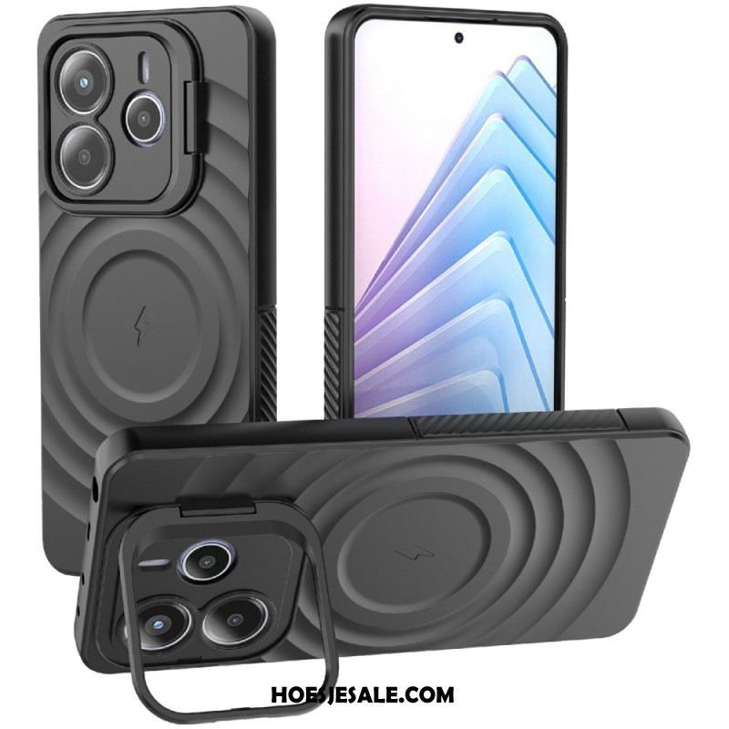 Hoesje Xiaomi Redmi Note 14 5g Magsafe-compatibel Met Golvend Ontwerp