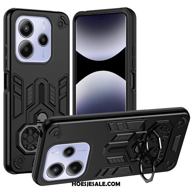 Hoesje Xiaomi Redmi Note 14 5g Ringhouder Met Metaal-effect