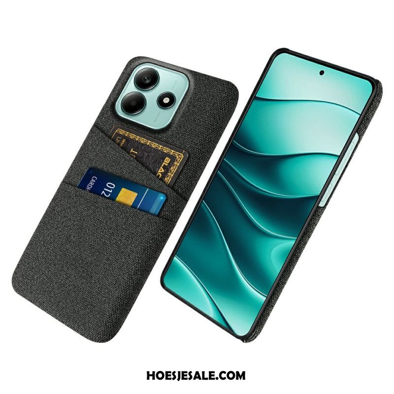 Hoesje Xiaomi Redmi Note 14 5g Stoffen Kaarthouder